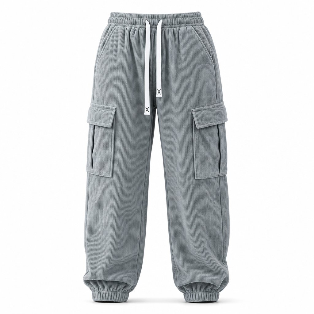 🍂 Retro Ribbed Texture, Relaxed Easy Movement | Women's Casual Corduroy Jogger Pants