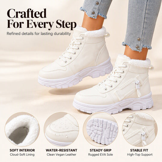 👢 Toasty Comfort, Easy Everyday Stride | Women's Winter Warm Plush-Lined Ankle Boots
