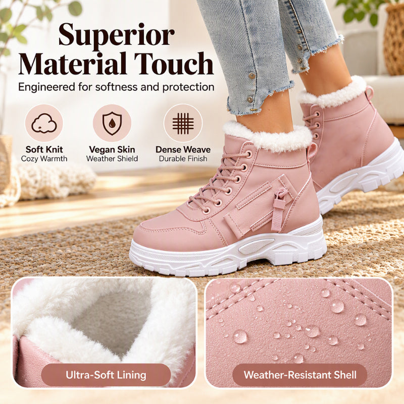 👢 Toasty Comfort, Easy Everyday Stride | Women's Winter Warm Plush-Lined Ankle Boots