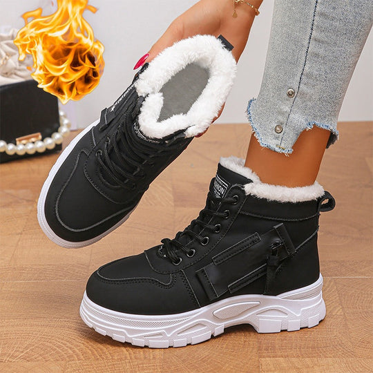 👢 Toasty Comfort, Easy Everyday Stride | Women's Winter Warm Plush-Lined Ankle Boots