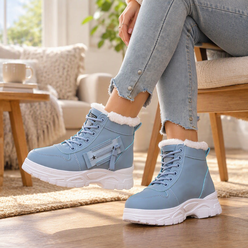 👢 Toasty Comfort, Easy Everyday Stride | Women's Winter Warm Plush-Lined Ankle Boots