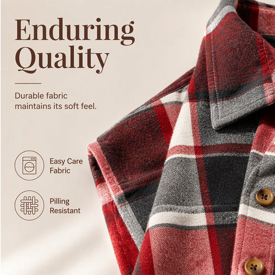 ⏰ Seasonal changeover sale: 50% off – quality at half the price! ✨Women's Plaid Button Down Vest Shirt with Pockets