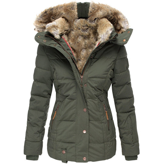 🧥 Women's Slim-Fit Hooded Padded Jacket ✨ – 50% OFF | Free Shipping 🚚 | 30-Day Money-Back Guarantee