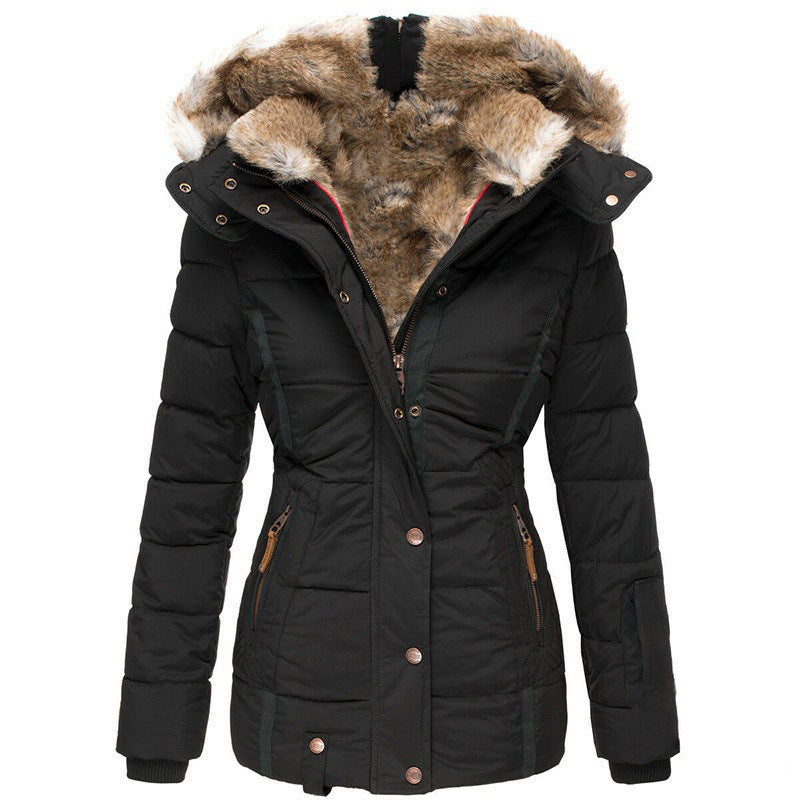 🧥 Women's Slim-Fit Hooded Padded Jacket ✨ – 50% OFF | Free Shipping 🚚 | 30-Day Money-Back Guarantee