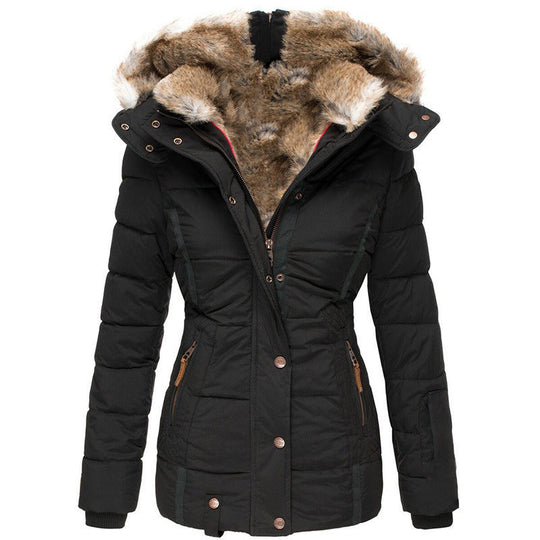 🧥 Women's Slim-Fit Hooded Padded Jacket ✨ – 50% OFF | Free Shipping 🚚 | 30-Day Money-Back Guarantee