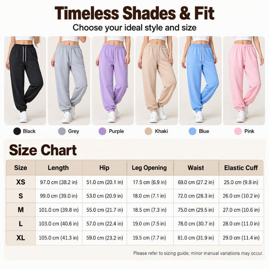 Women's Casual Athletic Joggers with Drawstring