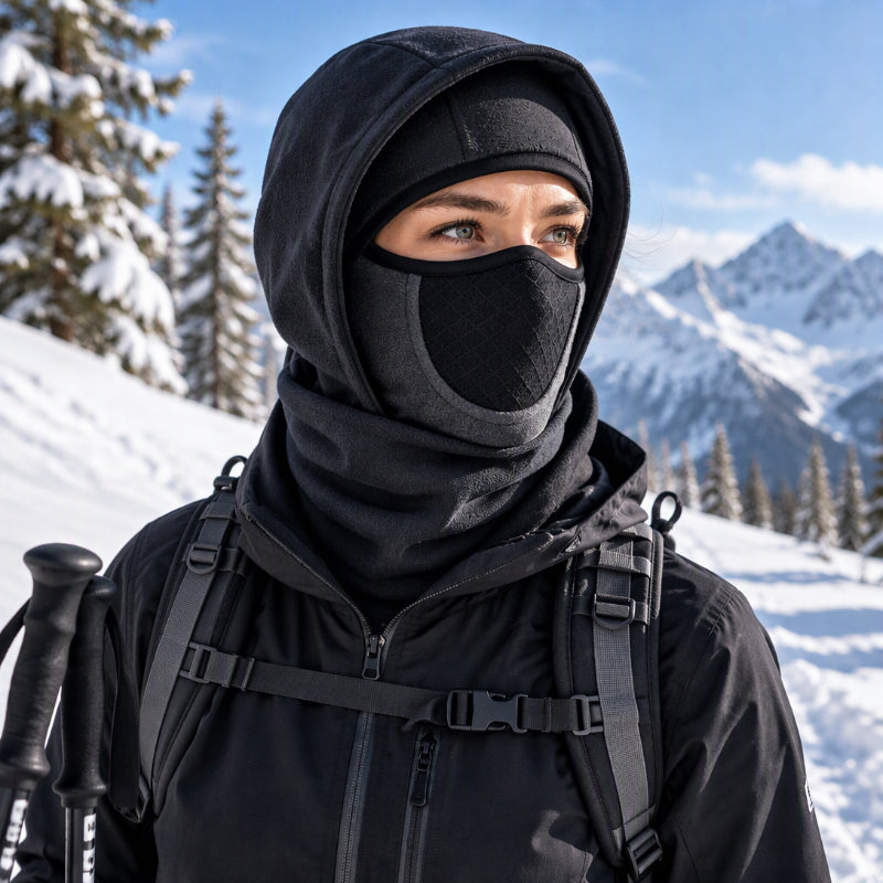 ❄️ Wind-Blocking Warmth, Full Face & Neck Coverage | Windproof Thermal Balaclava Face Mask
