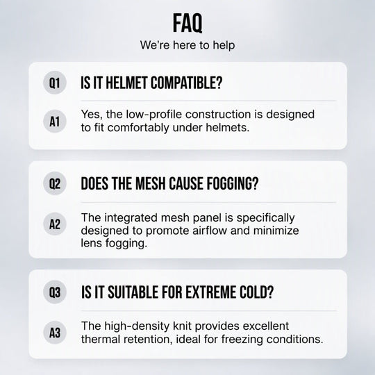 ❄️ Wind-Blocking Warmth, Full Face & Neck Coverage | Windproof Thermal Balaclava Face Mask