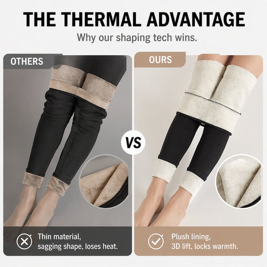 🥳AUTUMN HOT SALE🥳🍂🧘 Leg-Elongating Silhouette | Women's High-Waisted Thermal Yoga Pants