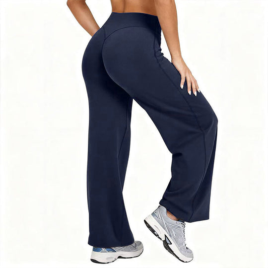 ❤️‍🔥Women's High-Waisted Wide-Leg Yoga Pants — High Elasticity & Wrinkle Resistant 👖