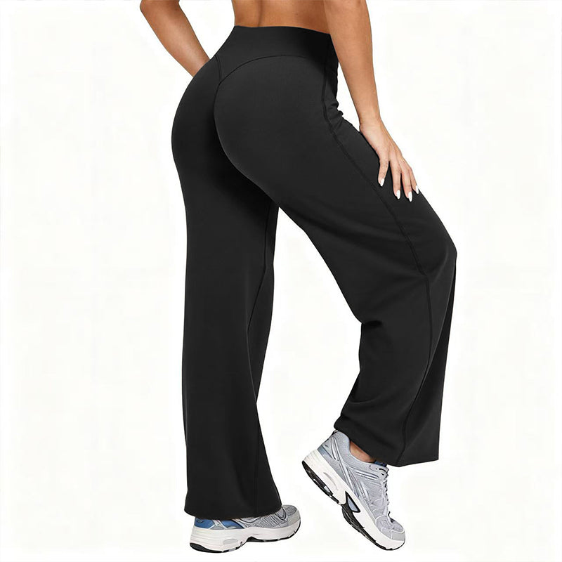 ❤️‍🔥Women's High-Waisted Wide-Leg Yoga Pants — High Elasticity & Wrinkle Resistant 👖