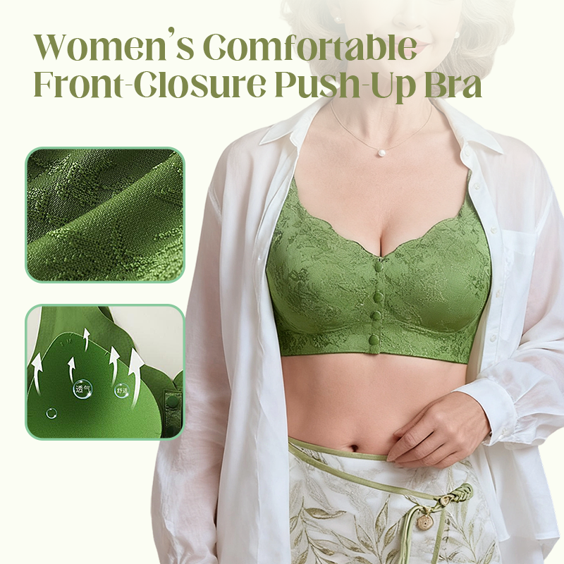Comfort Front-Clasp & Wire-Free Seamless Bra