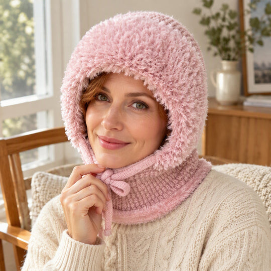 🧶 Full Face & Neck Coverage, Toasty Core Warmth | Women's Outdoor Warm Knitted Balaclava Hat