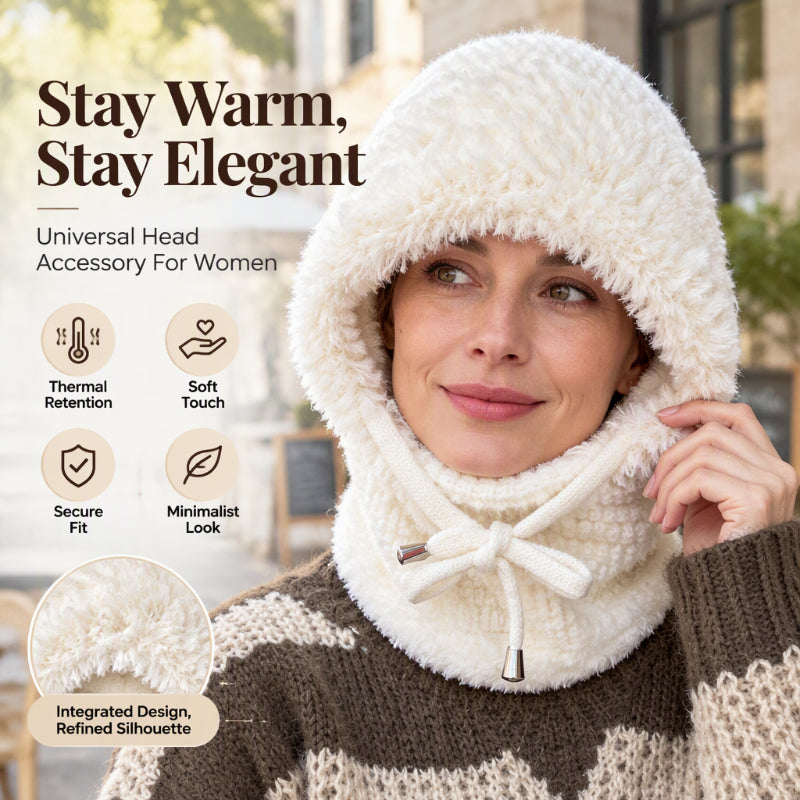🧶 Full Face & Neck Coverage, Toasty Core Warmth | Women's Outdoor Warm Knitted Balaclava Hat