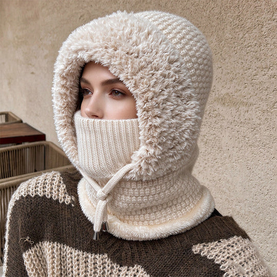 🧶 Full Face & Neck Coverage, Toasty Core Warmth | Women's Outdoor Warm Knitted Balaclava Hat