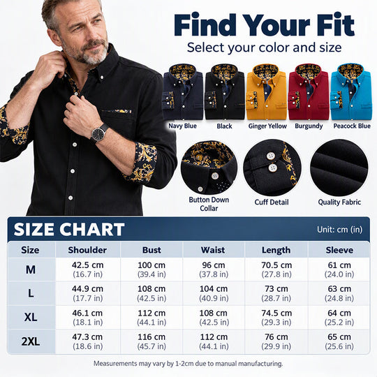 Men's Classic Corduroy Warm Shirt