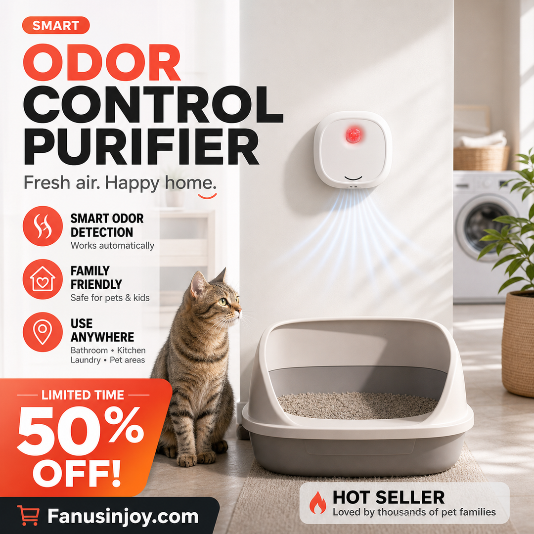 🔥Limited Time 70% OFF! 🌬️Say goodbye to unpleasant odors with it! Smart Quiet Pet Odor Eliminator