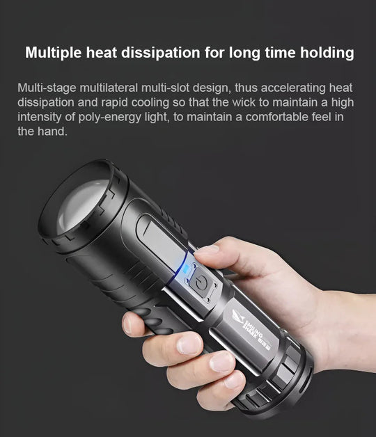 🔥Laatste dag uitverkoop - 50% KORTING🔥Witte laser telescopische zoomzaklamp